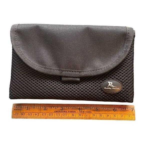 Buddy Pouch Standard "Small" - The lightweight  original sized Buddy Pouch Black - Picture 1 of 6